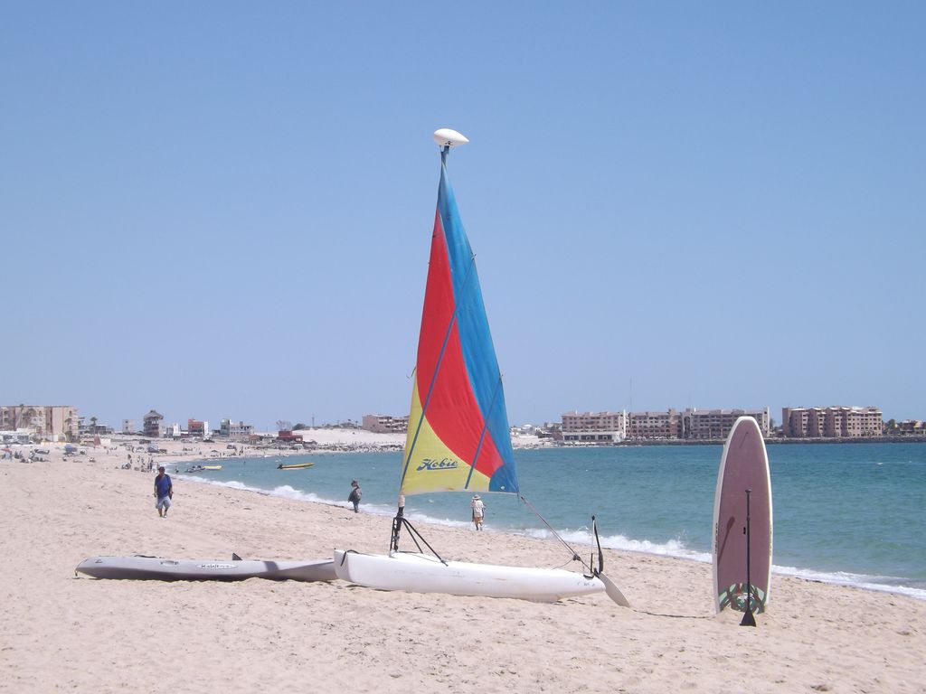 Wind Surfing at the Las Palomas Resort