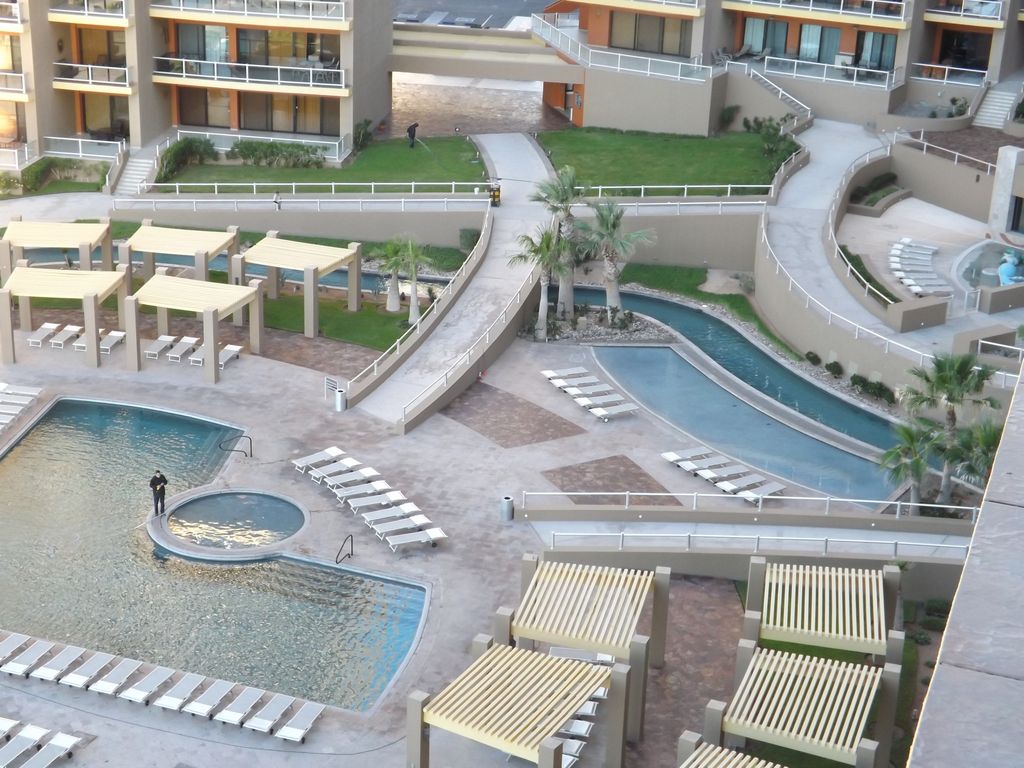 Luxury pool areas of Las Palomas