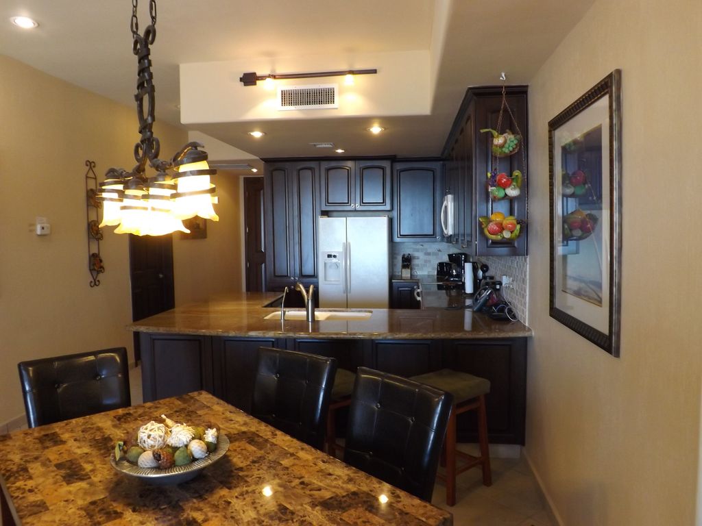 Beautiful kitchen with granite countertops