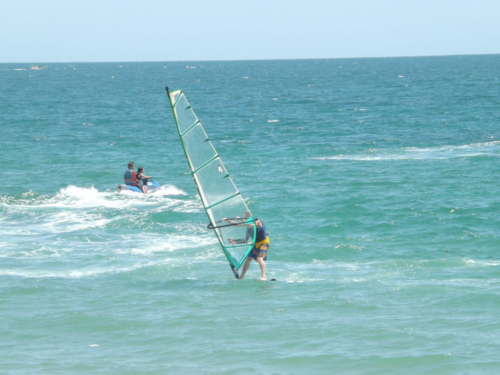 Wind surfing is just one of many activities to partake in at Las Palomas